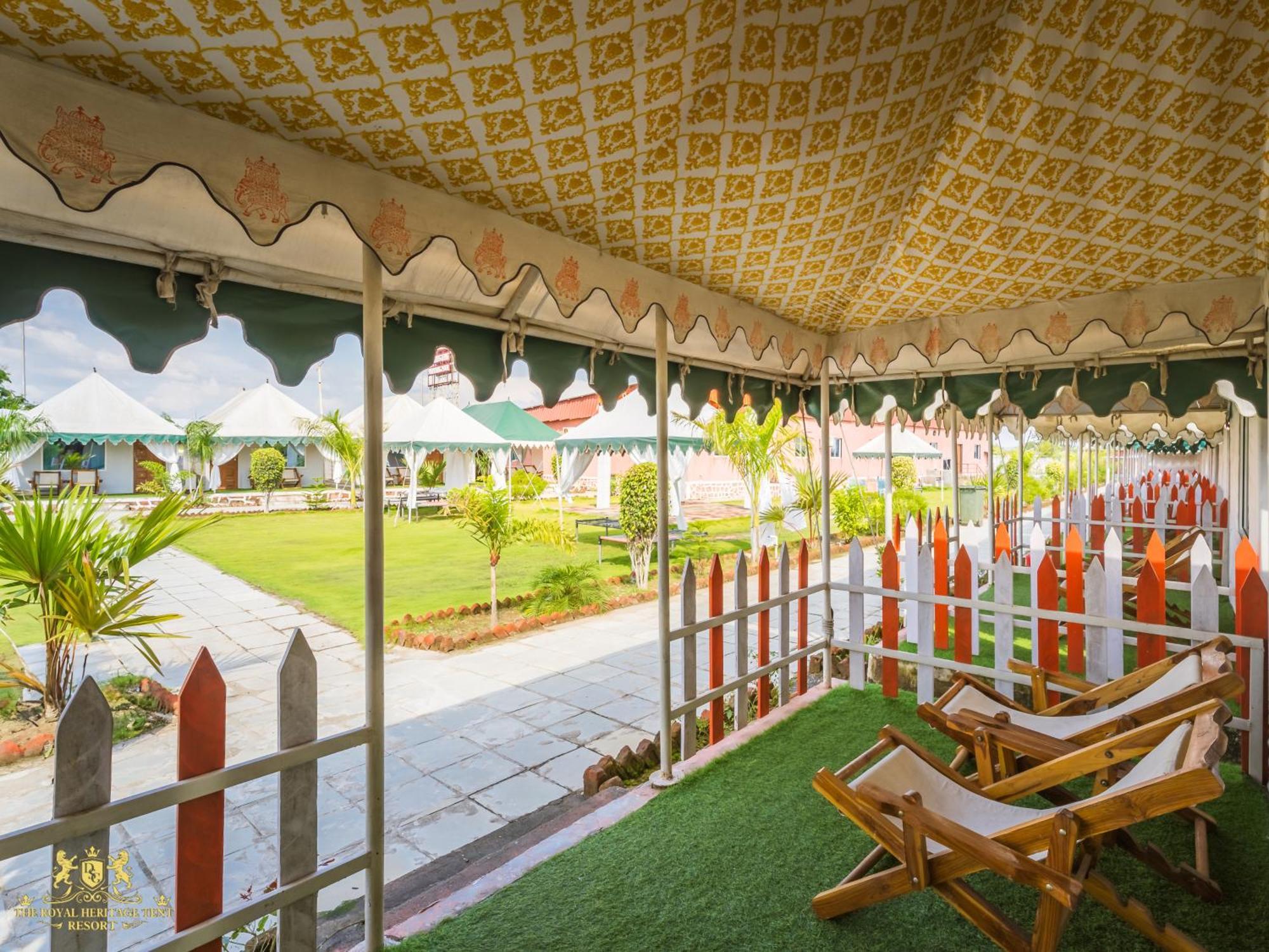 The Royal Heritage Tent Resort- Statue Of Unity Kevadia Exterior photo